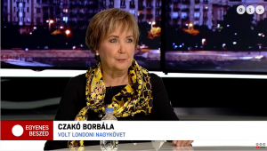 Czakó Borbála, a HBLF tiszteletbeli elnöke az ATV-ben beszélt II. Erzsébet királynő haláláról